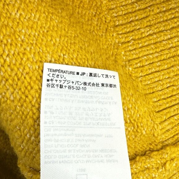 Banana Republic Men’s Knit Sweater Crew Neck Mustard Size 2XL - Picture 12 of 16